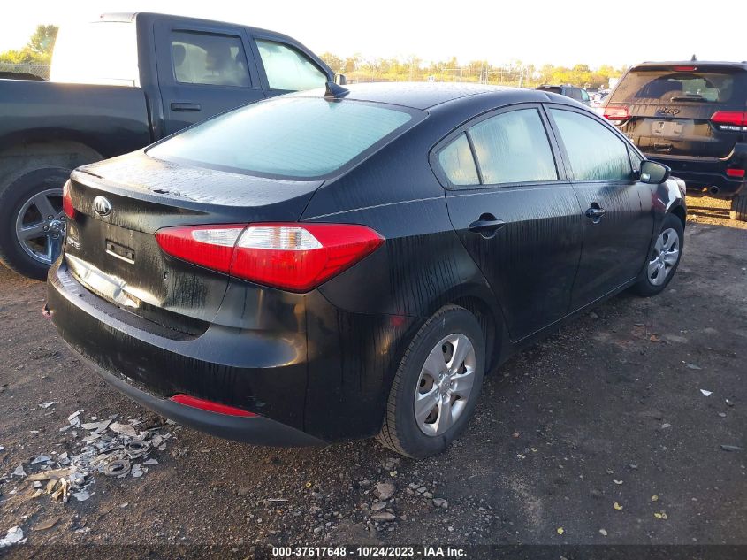 2015 KIA FORTE LX - KNAFK4A69F5405037