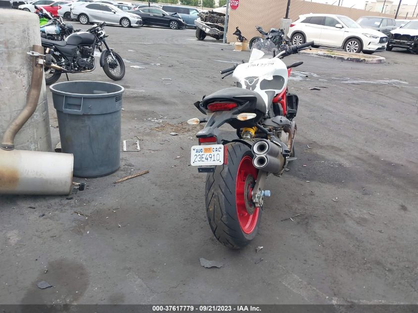 2016 DUCATI MONSTER 821 ZDM1RBTS1GB022143