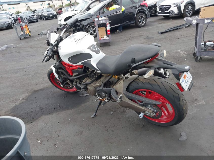 2016 DUCATI MONSTER 821 ZDM1RBTS1GB022143