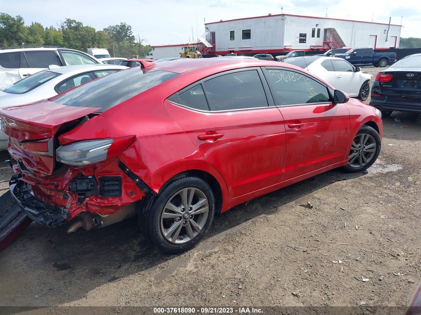 VIN 5NPD84LF4JH357056 2018 HYUNDAI ELANTRA SEL