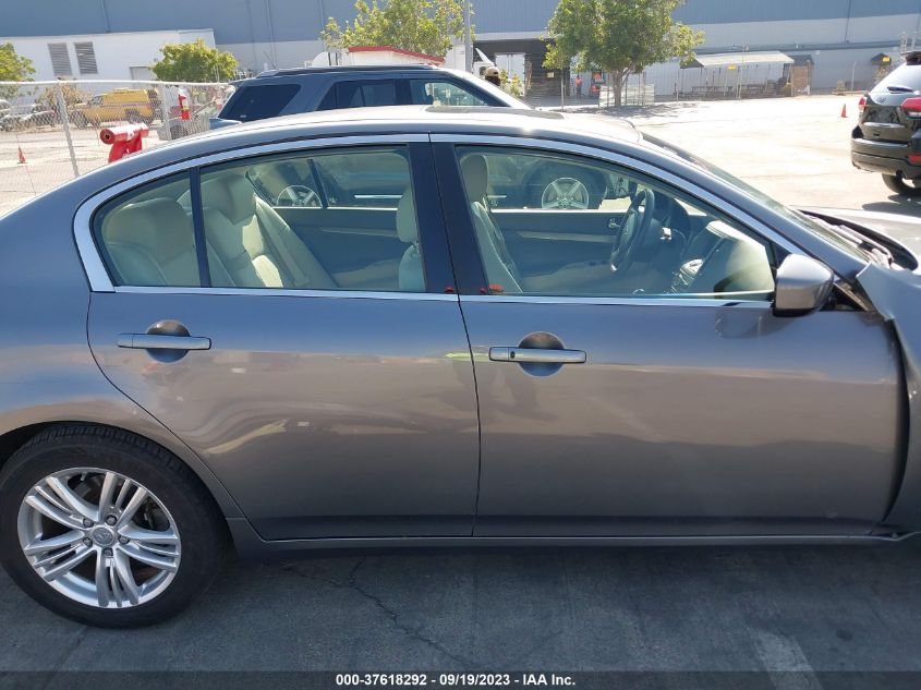 2013 INFINITI G37 JOURNEY - JN1CV6APXDM306623