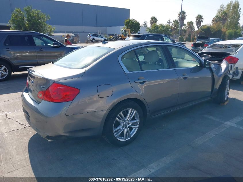 2013 INFINITI G37 JOURNEY - JN1CV6APXDM306623