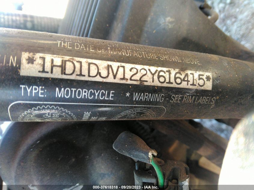 2002 HARLEY-DAVIDSON FLHT CLASSIC 1HD1DJV122Y616415