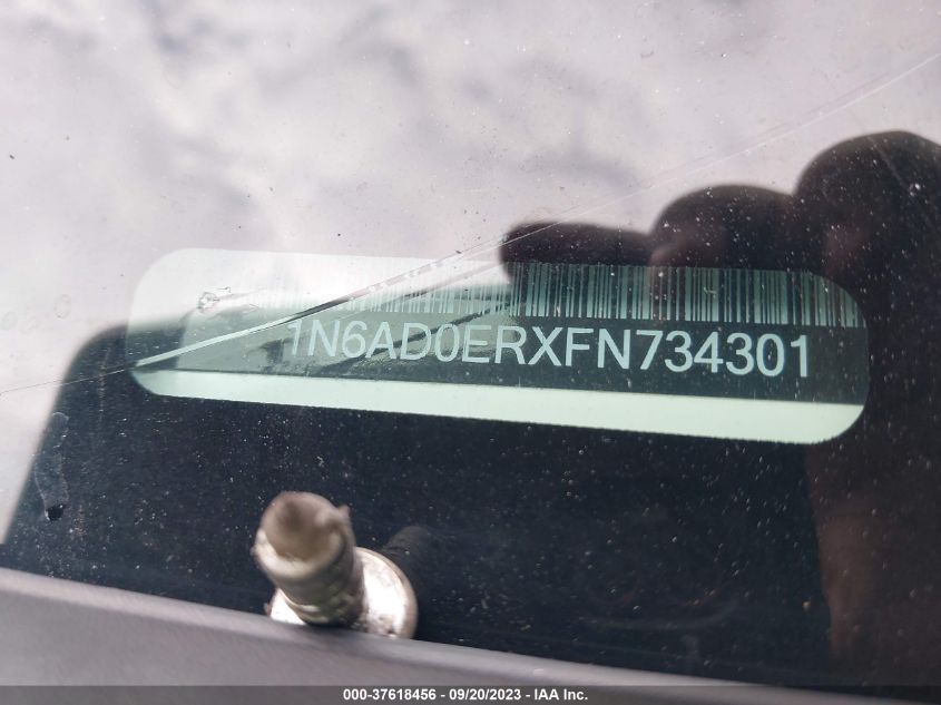 2015 NISSAN FRONTIER SV - 1N6AD0ERXFN734301