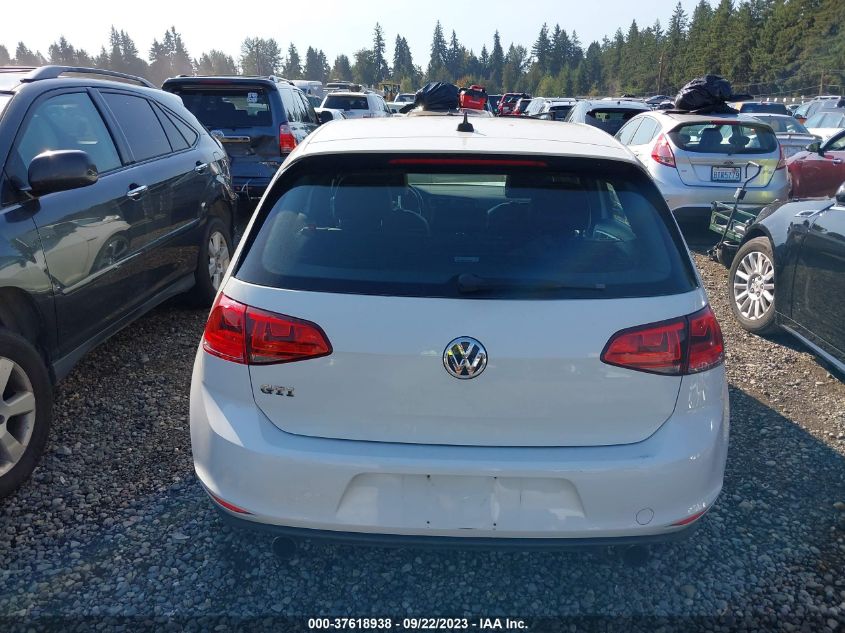 2016 VOLKSWAGEN GOLF GTI SE - 3VW4T7AU8GM057702