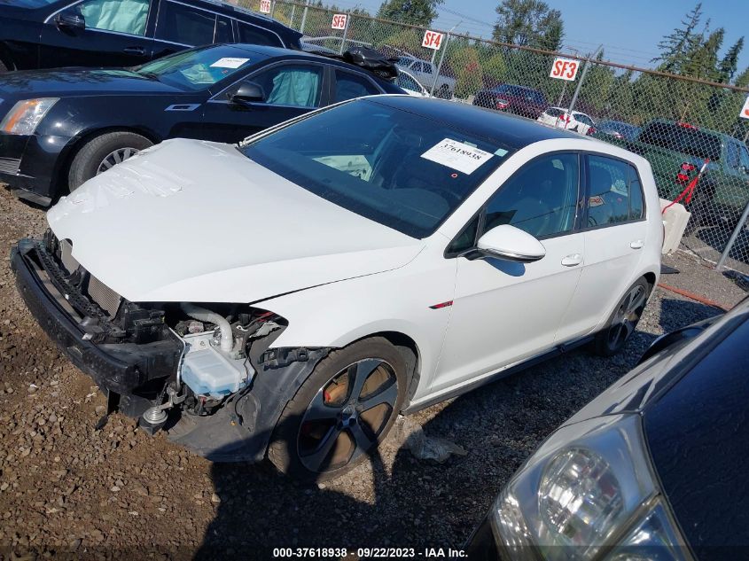 2016 VOLKSWAGEN GOLF GTI SE - 3VW4T7AU8GM057702