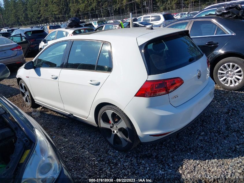 2016 VOLKSWAGEN GOLF GTI SE - 3VW4T7AU8GM057702