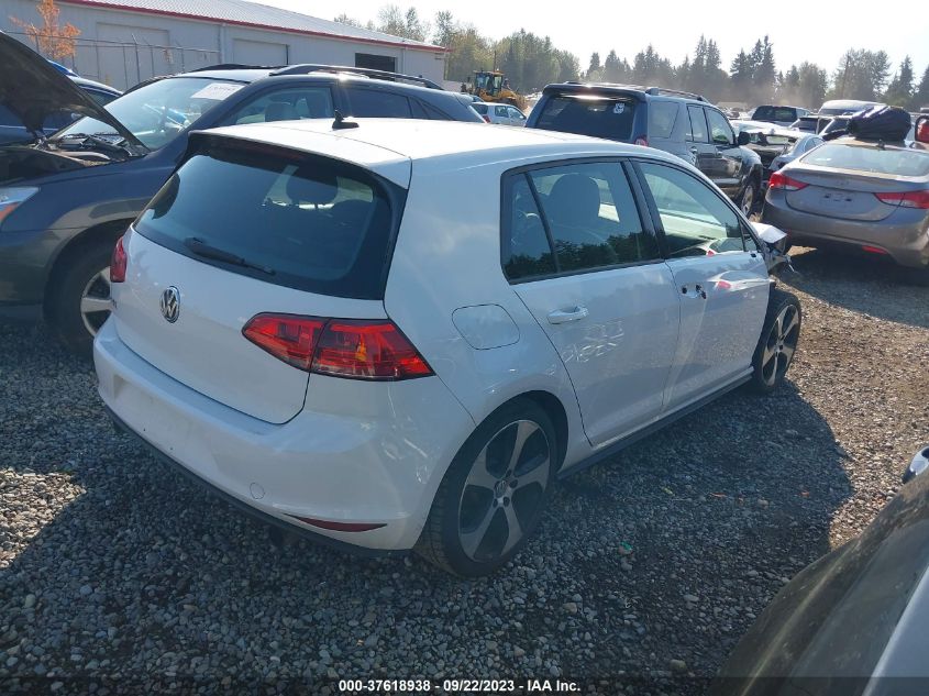2016 VOLKSWAGEN GOLF GTI SE - 3VW4T7AU8GM057702