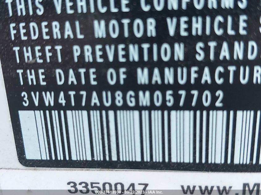 2016 VOLKSWAGEN GOLF GTI SE - 3VW4T7AU8GM057702
