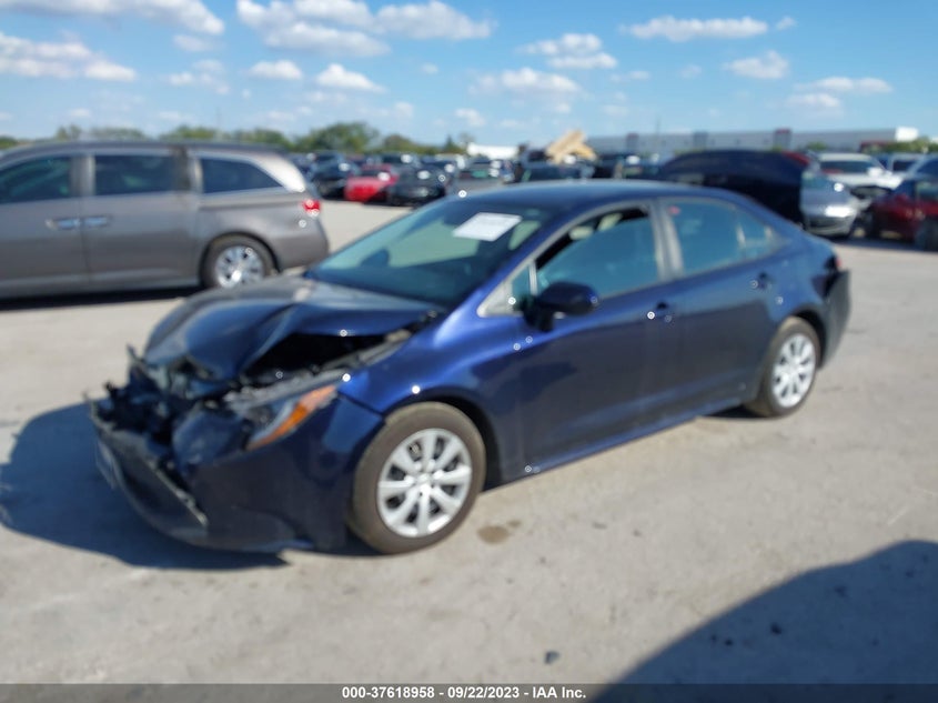 VIN 5YFEPMAE5MP212679 2021 TOYOTA COROLLA LE