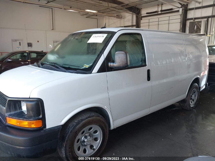 2014 CHEVROLET EXPRESS 1500 WORK VAN - 1GCSGAFX7E1173904