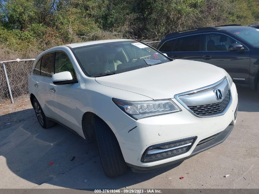 2015 ACURA MDX TECH/ENTERTAINMENT PKG - 5FRYD4H62FB006950