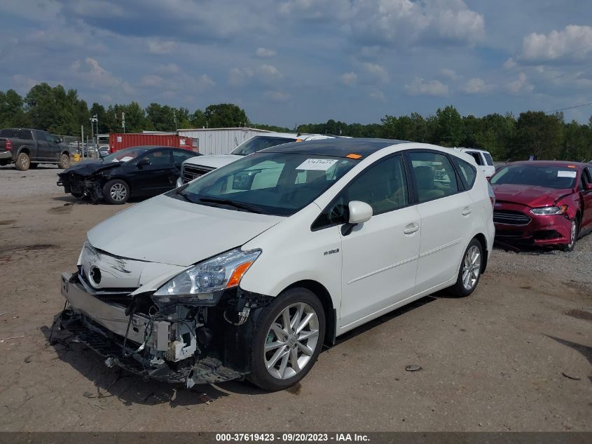 2013 TOYOTA PRIUS V TWO/THREE/FIVE - JTDZN3EU9D3277658
