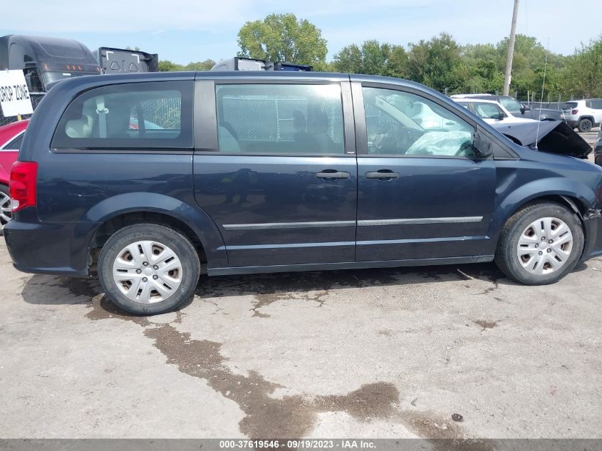 2014 DODGE GRAND CARAVAN AMERICAN VALUE PKG - 2C4RDGBG0ER227510