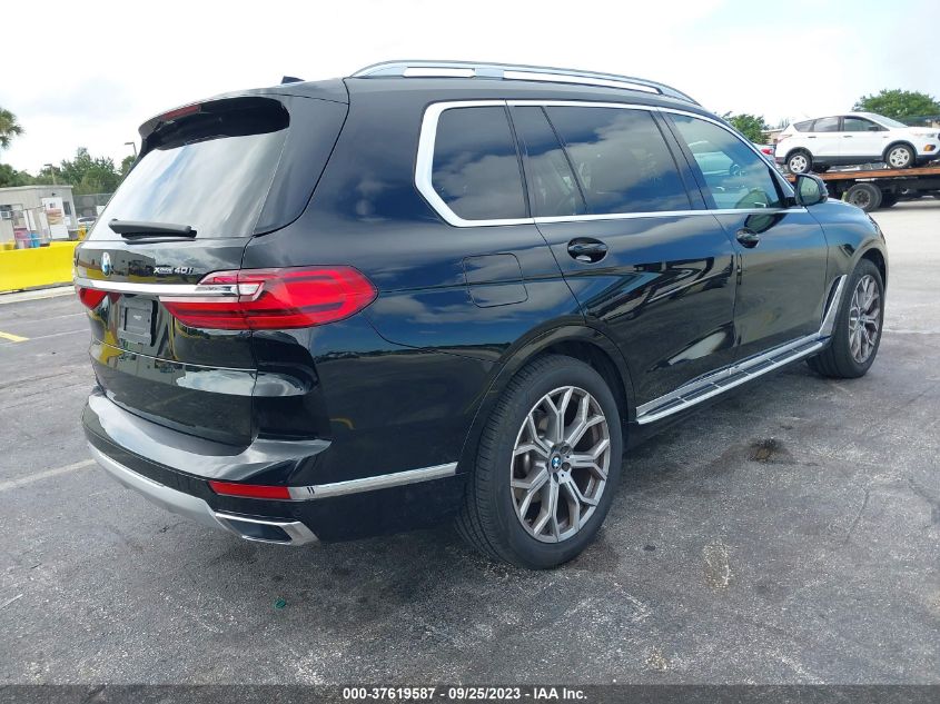 2021 BMW X7 XDRIVE40I 5UXCW2C04M9E89699