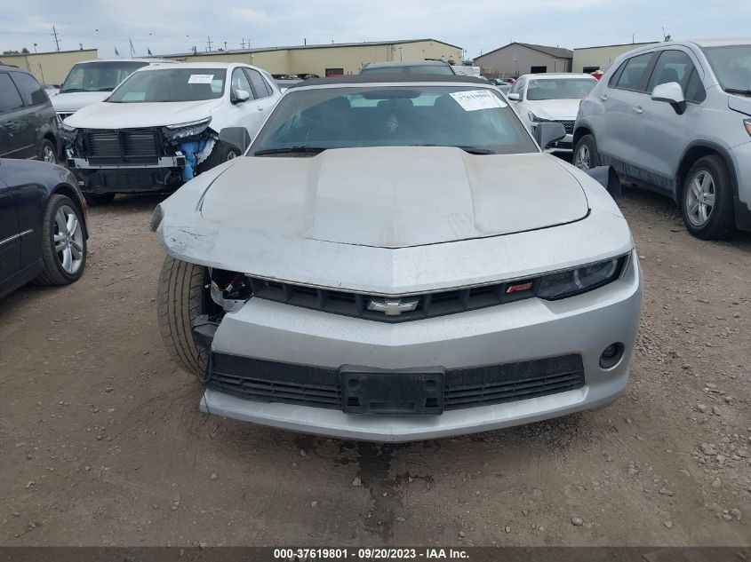 2015 CHEVROLET CAMARO LT - 2G1FF3D34F9250573