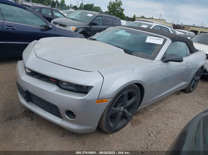 2015 CHEVROLET CAMARO LT - 2G1FF3D34F9250573