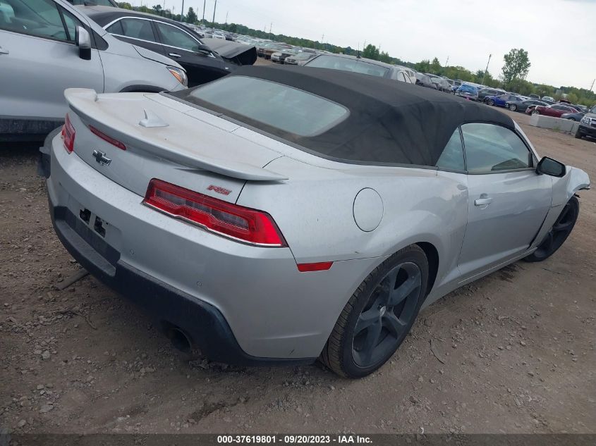 2015 CHEVROLET CAMARO LT - 2G1FF3D34F9250573