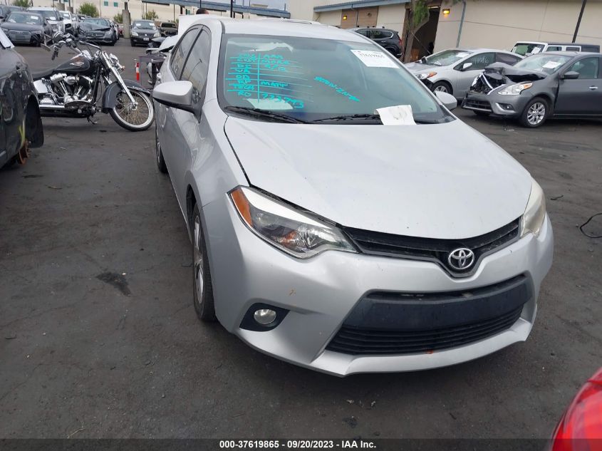 2014 TOYOTA COROLLA L/LE/S/S PLUS/LE PLUS - 5YFBURHE8EP102709