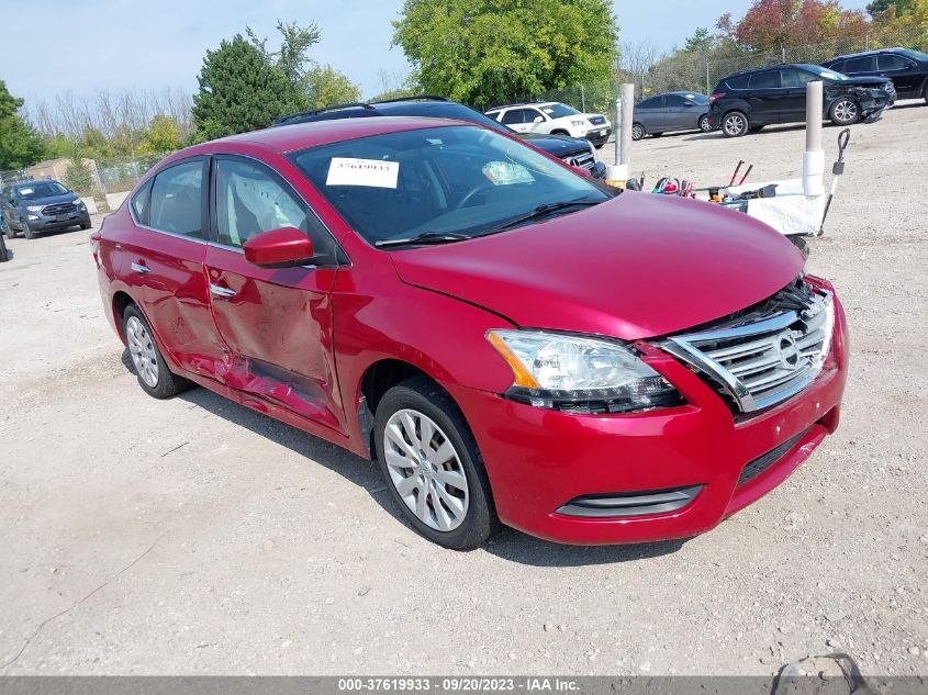 2014 NISSAN SENTRA S/SV/SR/SL - 3N1AB7APXEL628793