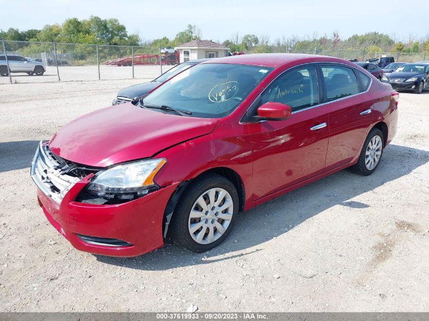 2014 NISSAN SENTRA S/SV/SR/SL - 3N1AB7APXEL628793