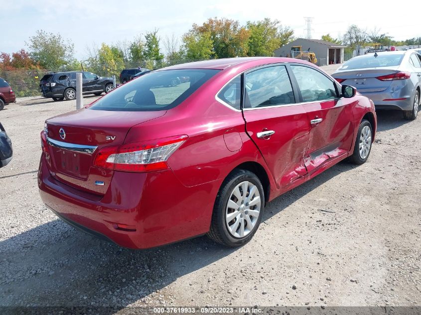 2014 NISSAN SENTRA S/SV/SR/SL - 3N1AB7APXEL628793