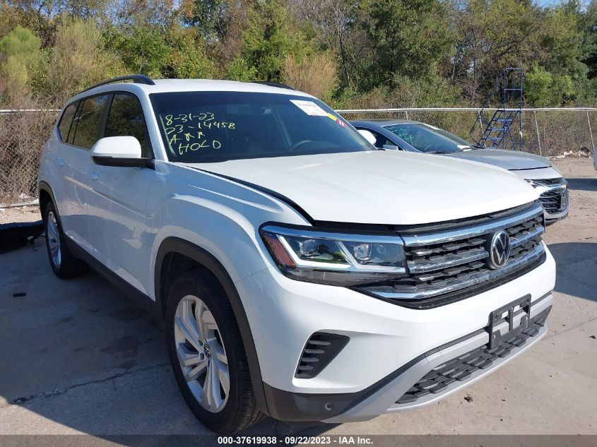 2021 VOLKSWAGEN ATLAS 3.6L V6 SE W/TECHNOLOGY - 1V2WR2CA9MC568086