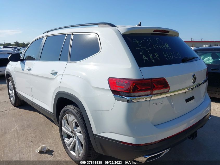 2021 VOLKSWAGEN ATLAS 3.6L V6 SE W/TECHNOLOGY - 1V2WR2CA9MC568086