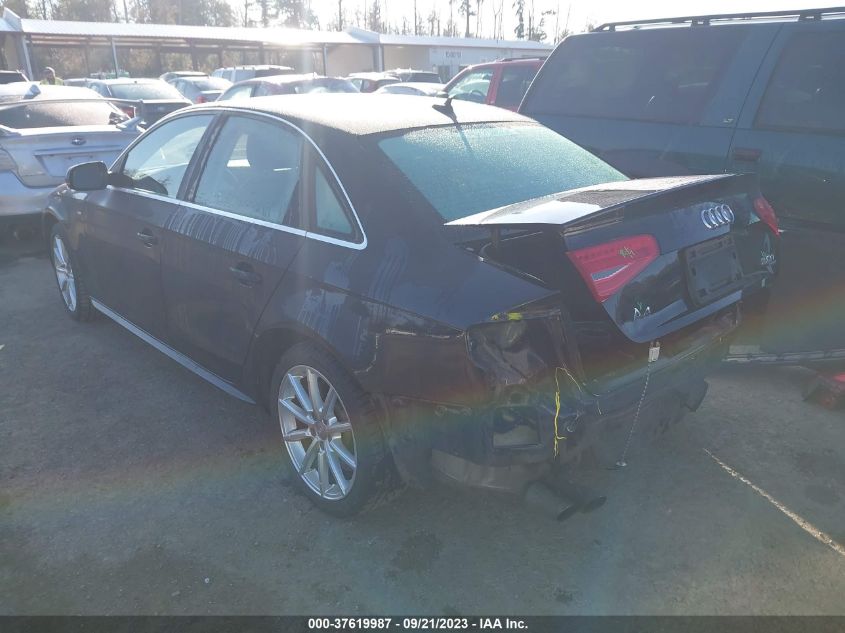 2014 AUDI A4 PREMIUM PLUS - WAUFFAFL7EN030863