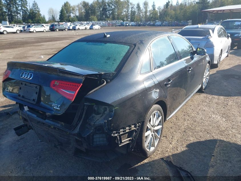 2014 AUDI A4 PREMIUM PLUS - WAUFFAFL7EN030863