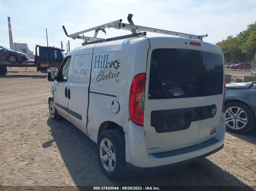 2015 RAM PROMASTER CITY CARGO VAN TRADESMAN SLT ZFBERFBT2F6A57625