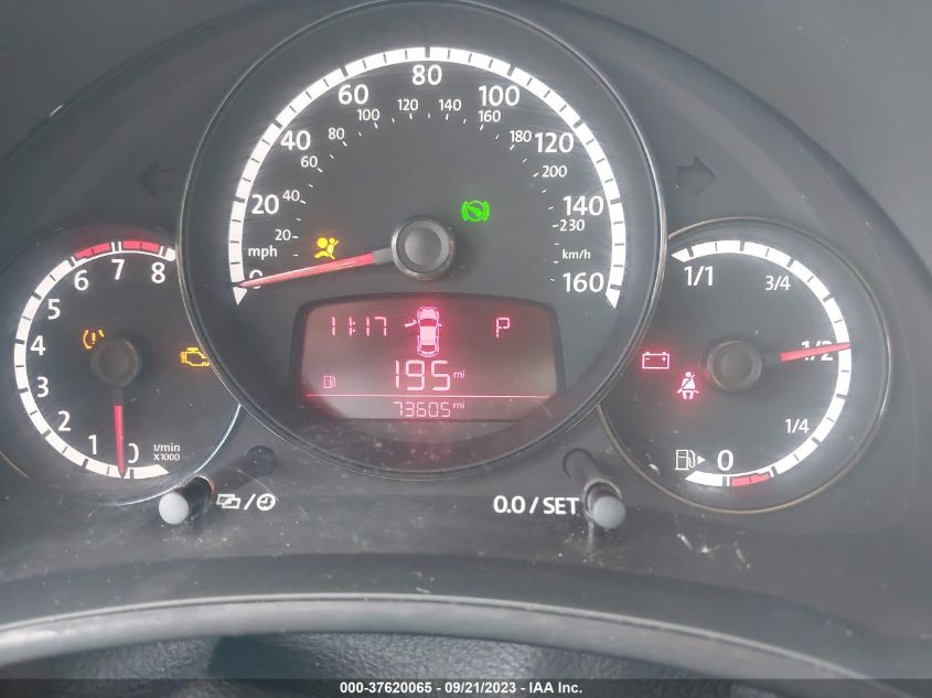 2014 VOLKSWAGEN BEETLE - 3VWFT7AT2EM627307