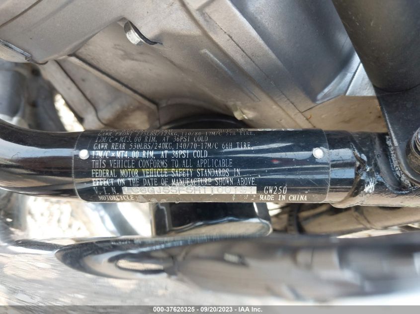 2017 SUZUKI GW250 - LC6GJ55F5H1100151