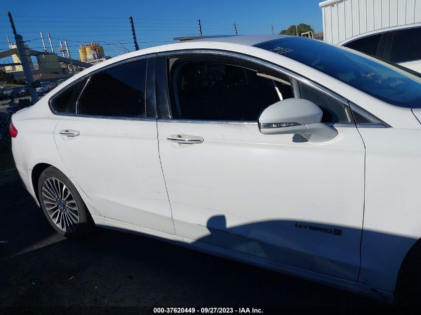 2017 FORD FUSION HYBRID - 3FA6P0RU4HR267154