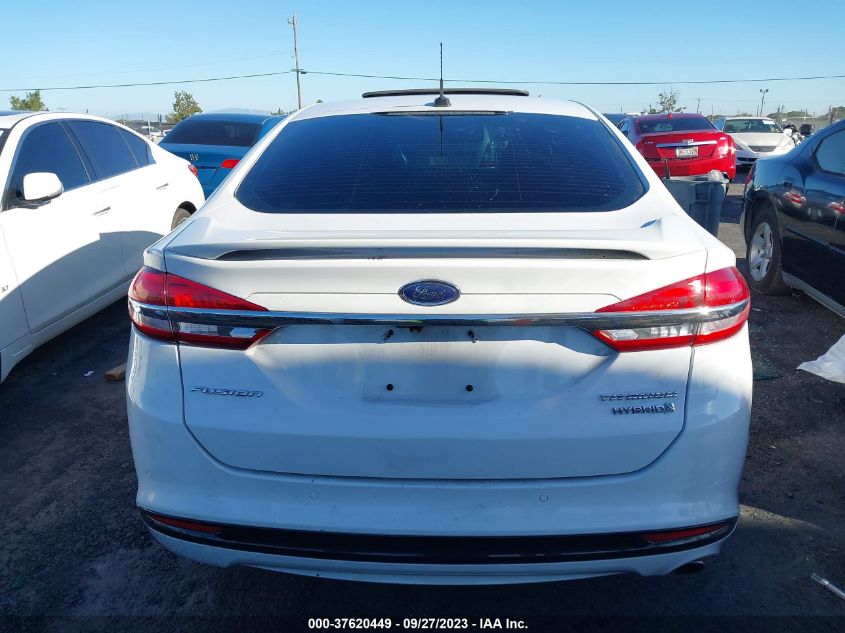 2017 FORD FUSION HYBRID - 3FA6P0RU4HR267154