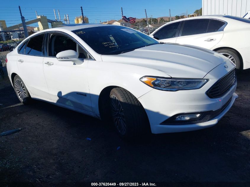 2017 FORD FUSION HYBRID - 3FA6P0RU4HR267154