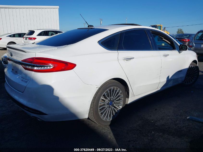 2017 FORD FUSION HYBRID - 3FA6P0RU4HR267154