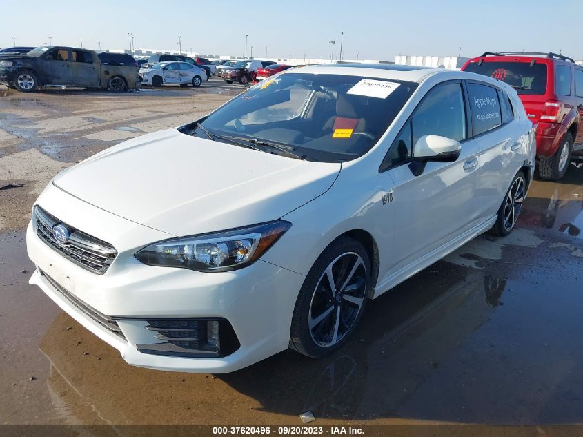 2022 SUBARU IMPREZA SPORT - 4S3GTAM65N3712097