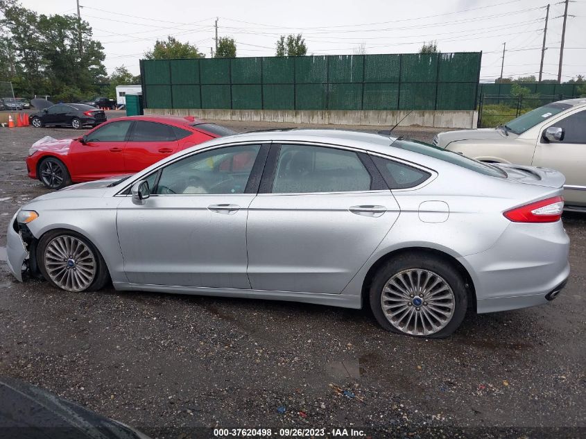 2013 FORD FUSION TITANIUM - 3FA6P0K92DR130200