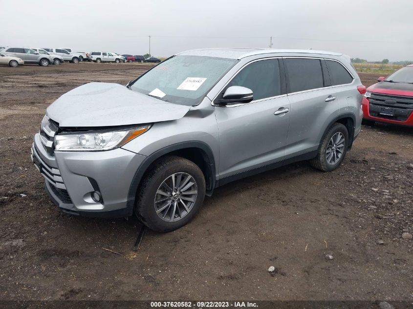 2019 TOYOTA HIGHLANDER SE/XLE - 5TDJZRFH7KS593058