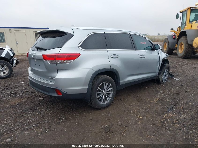 2019 TOYOTA HIGHLANDER SE/XLE - 5TDJZRFH7KS593058