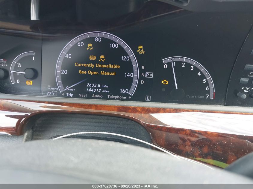 2013 MERCEDES-BENZ S-CLASS S 550 WDDNG9EB6DA516224
