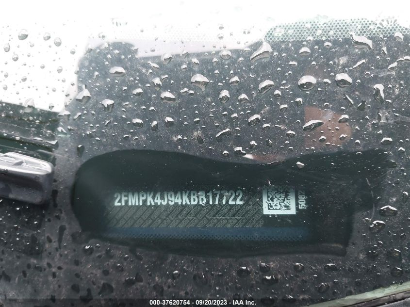 2019 FORD EDGE SEL - 2FMPK4J94KBB17722