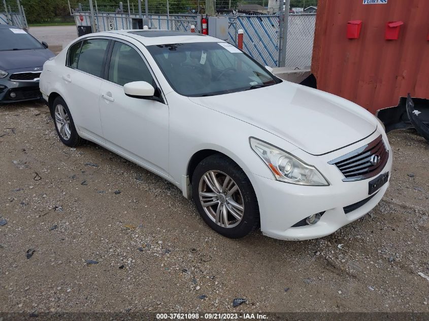 2013 INFINITI G37X - JN1CV6AR9DM752781