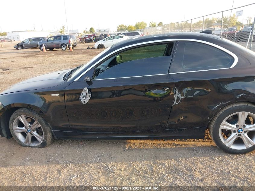 2013 BMW 1 SERIES 128I WBAUP9C55DVS95093
