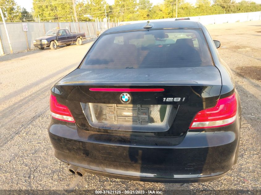2013 BMW 1 SERIES 128I WBAUP9C55DVS95093