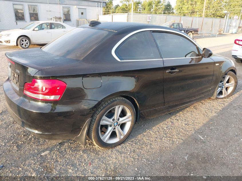 2013 BMW 1 SERIES 128I WBAUP9C55DVS95093