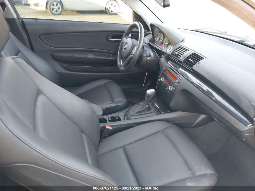 2013 BMW 1 SERIES 128I WBAUP9C55DVS95093