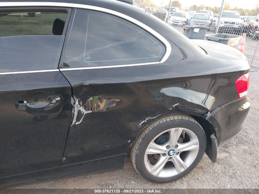2013 BMW 1 SERIES 128I WBAUP9C55DVS95093