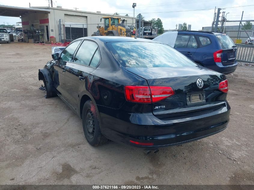 2015 VOLKSWAGEN JETTA SEDAN 2.0L S - 3VW2K7AJXFM418779